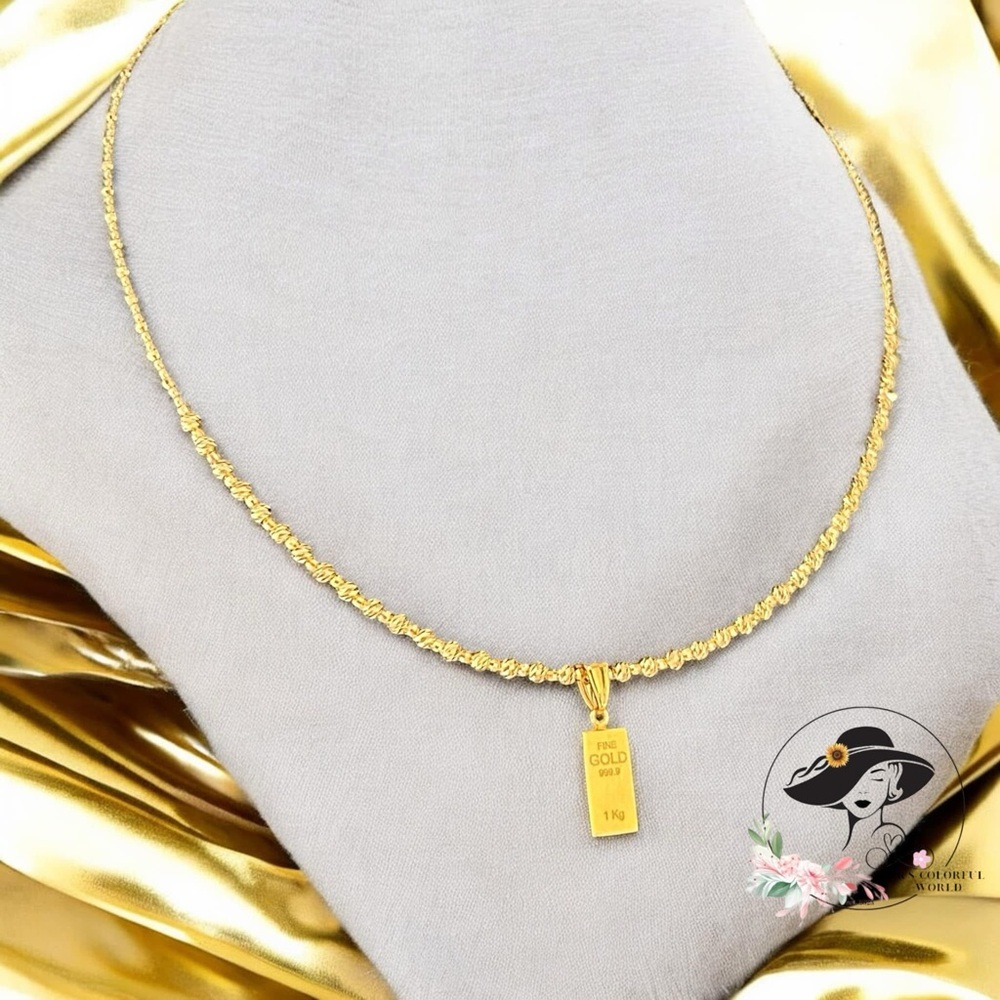 Elegant 18k Japan Gold Necklace